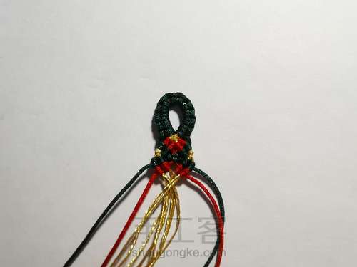 圣诞节手链 第7步