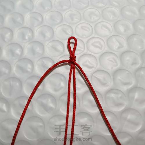 小波浪手链 第2步