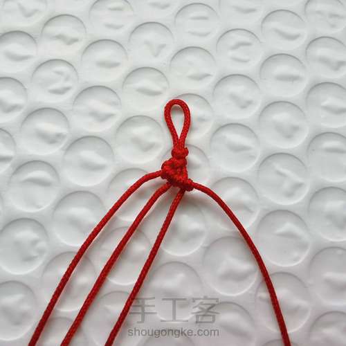 小波浪手链 第3步