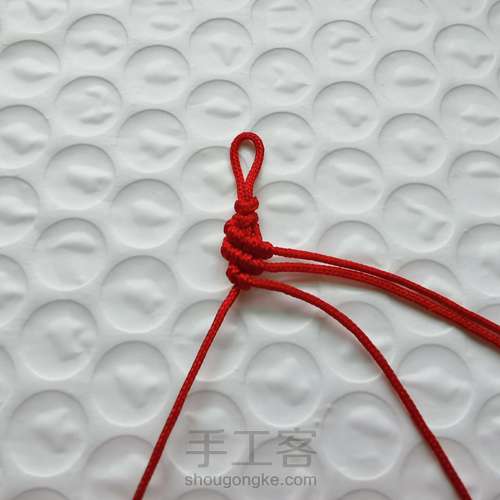 小波浪手链 第5步