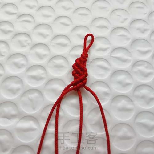 小波浪手链 第7步