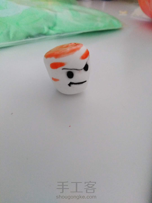 粘土制作植物大战僵尸系列之二 第2步