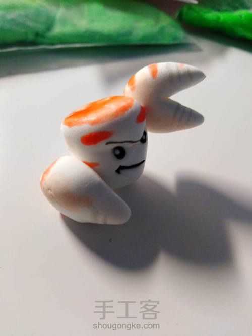 粘土制作植物大战僵尸系列之二 第4步