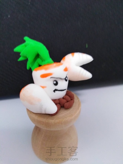 粘土制作植物大战僵尸系列之二 第8步