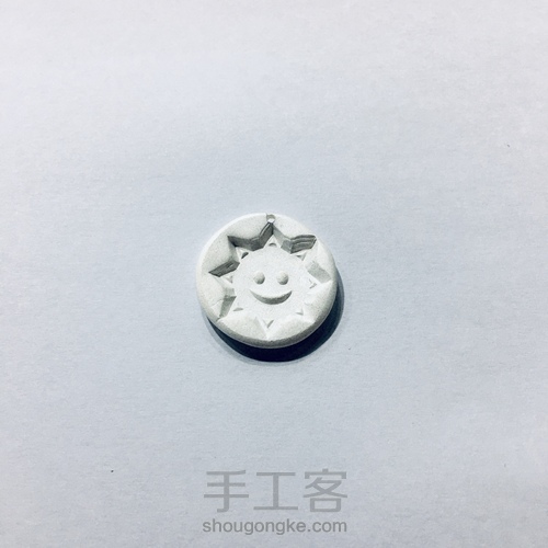 由橡皮章做成的银饰 第3步