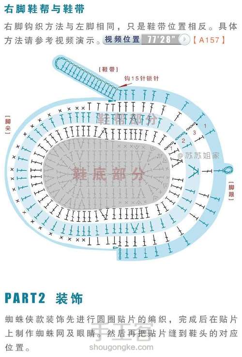 蜘蛛侠宝宝鞋图解 第5步