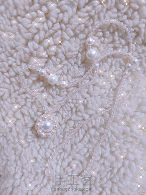 【原创】一款简单的串珠项链 第14步