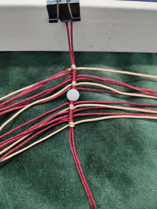 羽灵流苏帽 第3步