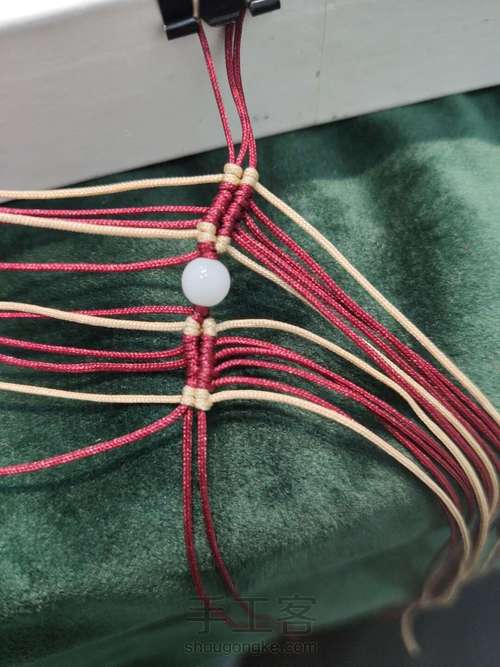 羽灵流苏帽 第4步