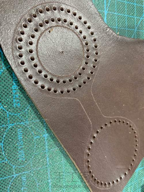 融本皮革手工皮具钥匙铃铛挂饰制作 第1步