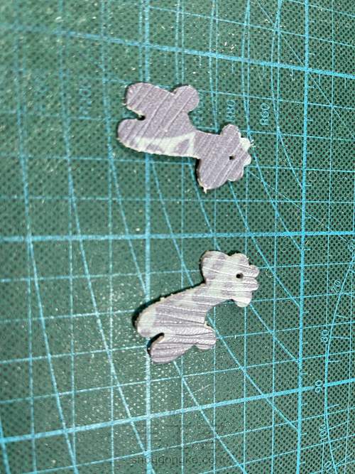 迷你包包小鹿挂件制作融本皮革 第6步