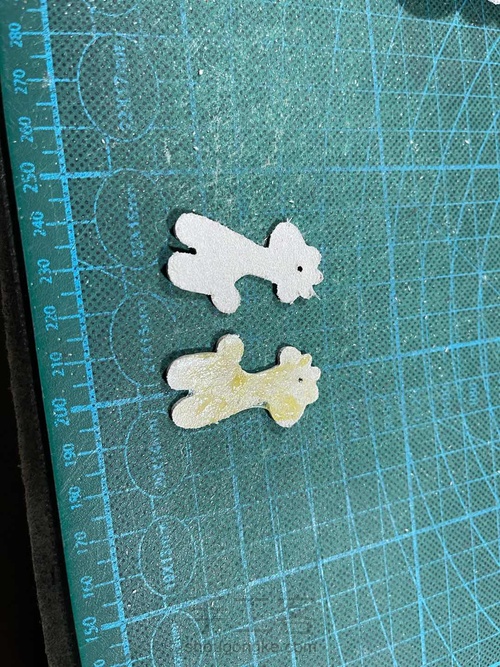 迷你包包小鹿挂件制作融本皮革 第7步