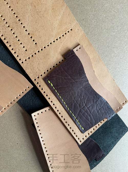 融本皮革｜七月福利经典短夹版型（末尾彩蛋）哈 第3步