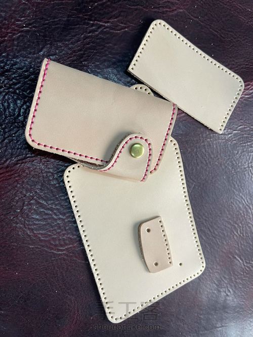 钥匙口卡包保护套教程｜融本皮革 第9步