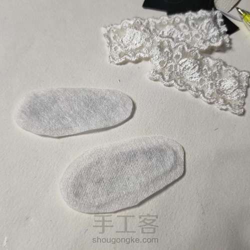 bjd娃娃6分简单小鞋子 bjd娃鞋自制教程。bjd娃娃小鞋子。 第7步