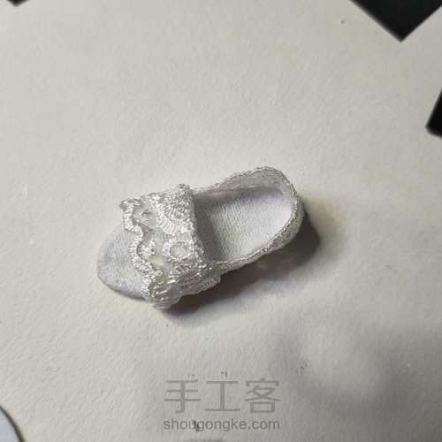 bjd娃娃6分简单小鞋子 bjd娃鞋自制教程。bjd娃娃小鞋子。 第10步