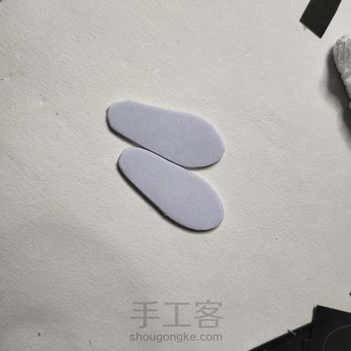 bjd娃娃6分简单小鞋子 bjd娃鞋自制教程。bjd娃娃小鞋子。 第12步