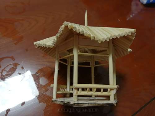 【原创】竹亭制作 第4步