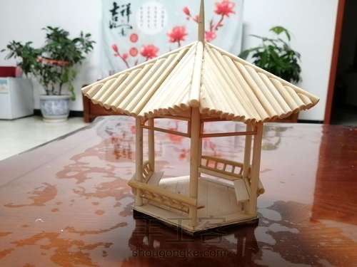 【原创】竹亭制作 第5步