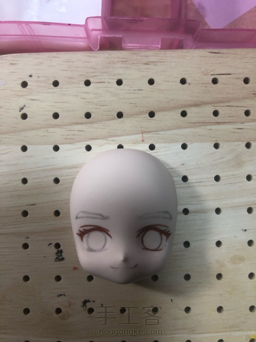 粘土画脸教程 第1步