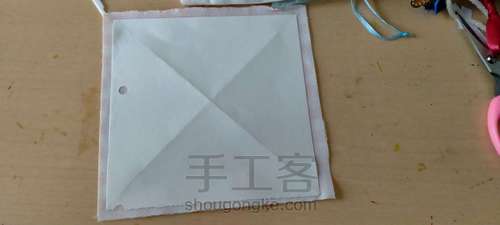 布艺千纸鹤 第3步