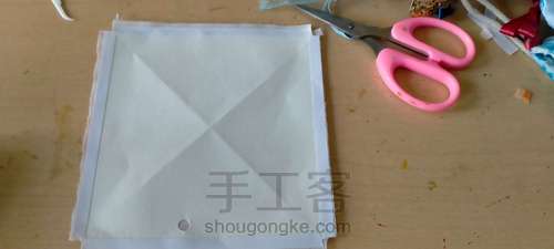 布艺千纸鹤 第4步