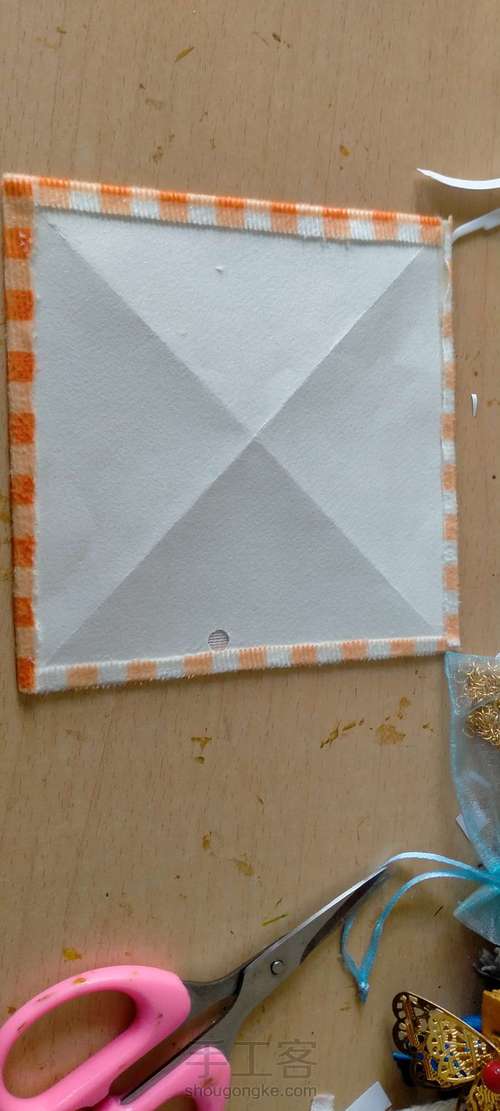 布艺千纸鹤 第5步