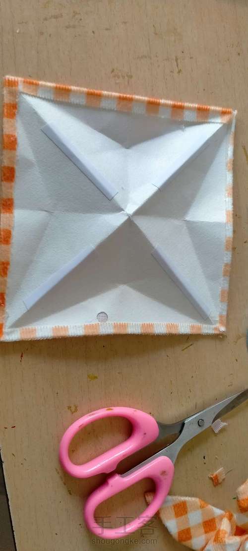 布艺千纸鹤 第6步