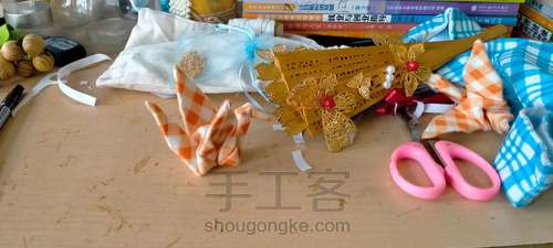 布艺千纸鹤 第10步