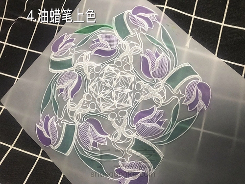 纸蕾丝《郁金香之舞》制作 第4步