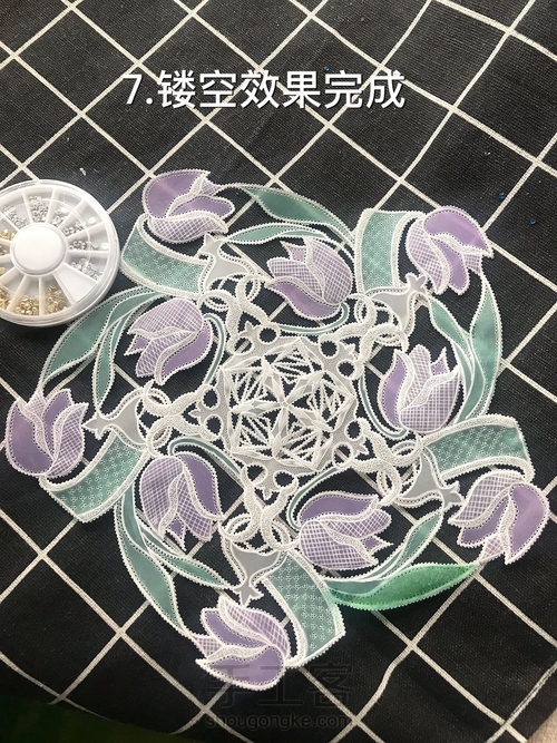 纸蕾丝《郁金香之舞》制作 第7步