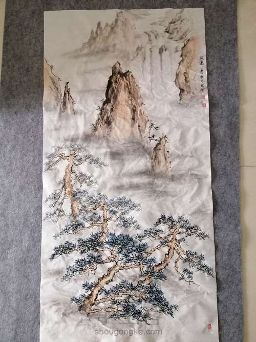 国画山水教程 第9步