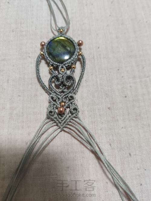 【5 手链】macrame手链 第19步