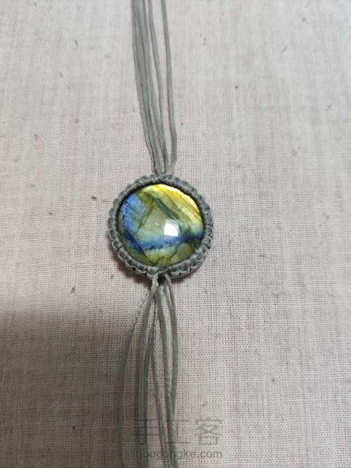 【5 手链】macrame手链 第2步