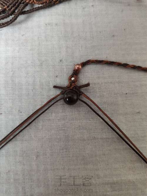 四股辫尾扣 第5步