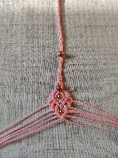 四股辫尾扣 第11步