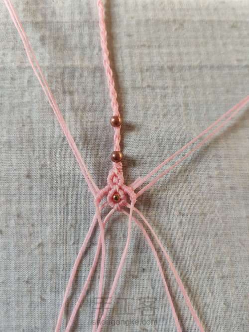 四股辫尾扣 第6步