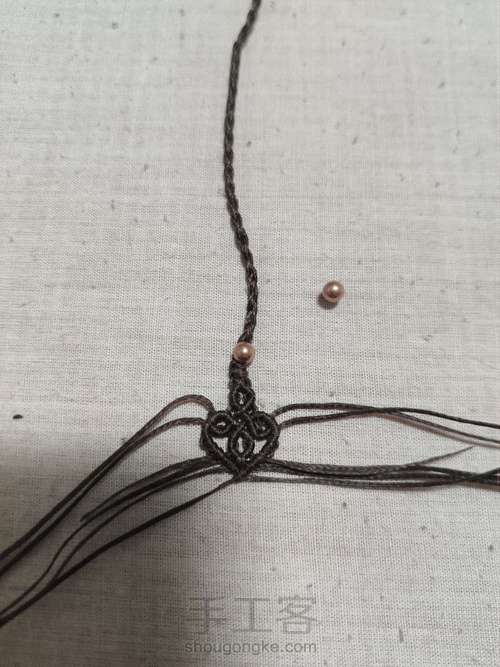 四股辫尾扣 第9步