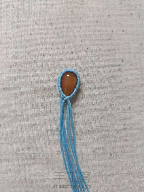 水滴形吊坠 第2步