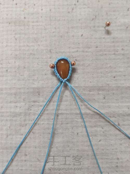水滴形吊坠 第3步