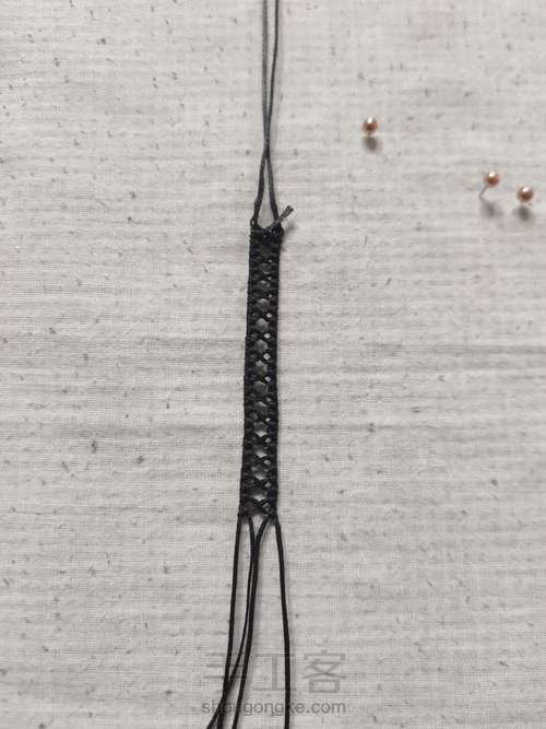 锁骨链: 蕾丝吊坠 第1步