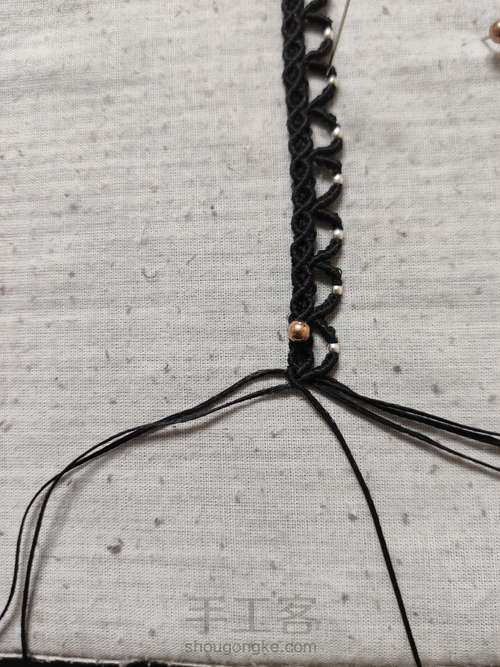 锁骨链: 蕾丝吊坠 第19步