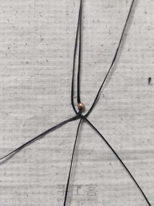 锁骨链： 蕾丝吊坠 第4步