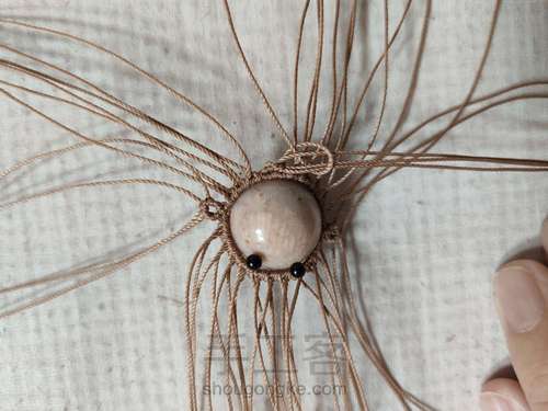 【11 · 项链】爱波·单珠叶子 第12步