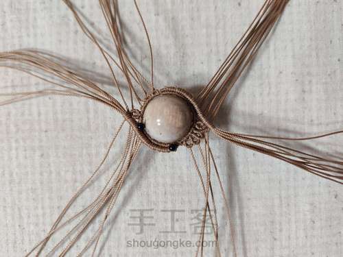 【11 · 项链】爱波·单珠叶子 第22步