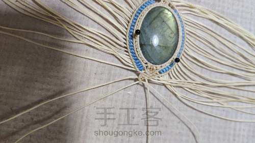 【30 毛衣链】波浪边 第10步