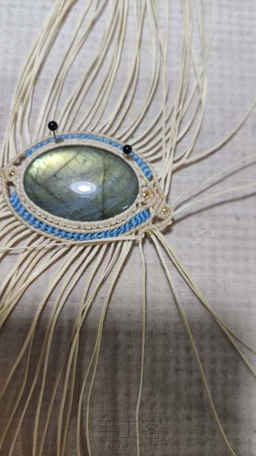 【30 毛衣链】波浪边 第17步