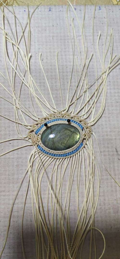 【30 毛衣链】波浪边 第24步