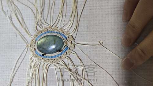 【30 毛衣链】波浪边 第29步