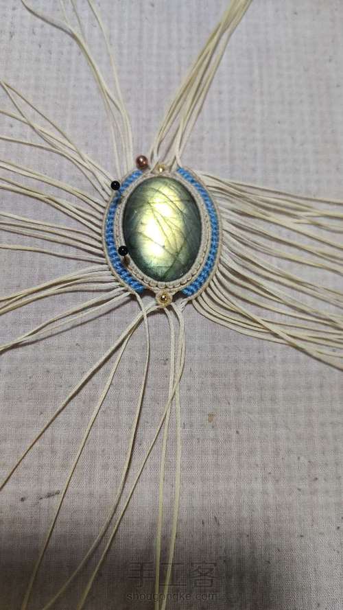 【30 毛衣链】波浪边 第7步